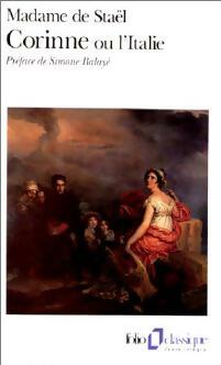 Corinne ou l'Italie - Germaine De Staël - Folio - Livre