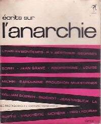 Ecrits sur l'anarchie - Inconnu - Ecrits - Livre
