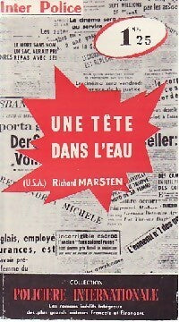 Une tête dans l'eau - Richard Marsten - Inter-Police - Livre