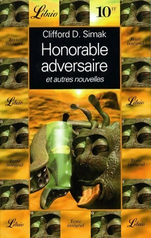 Honorable adversaire - Clifford Donald Simak - Librio - Livre