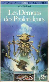 Défis fantastiques Tome XIX : Les démons des profondeurs - Steve Jackson - Un Livre dont vous êtes le héros - Livre
