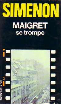 Maigret se trompe - Georges Simenon - Maigret - Livre