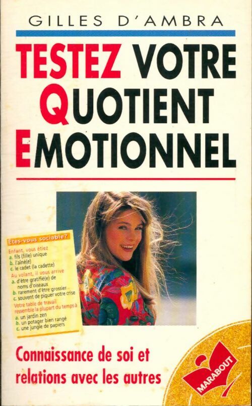 Testez votre quotient émotionnel - Gilles D'Ambra - Bibliothèque Marabout - Livre