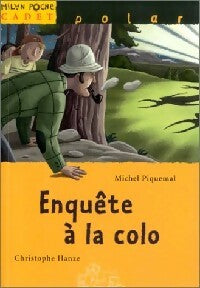 Enquête à la colo - Christophe Hanze - Milan Poche Cadet - Livre