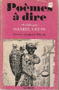 Poèmes à dire - Daniel Gélin -  P.S. - Livre