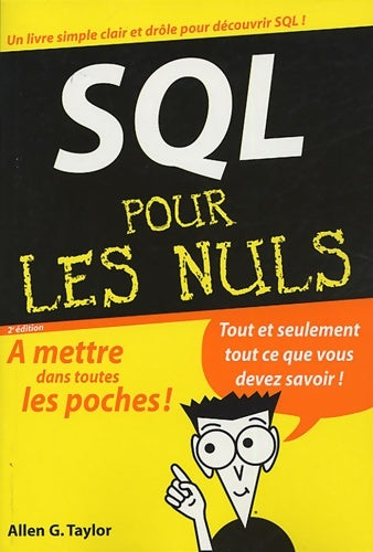 SQL pour les nuls - Gary Taylor - Pour les Nuls Poche - Livre