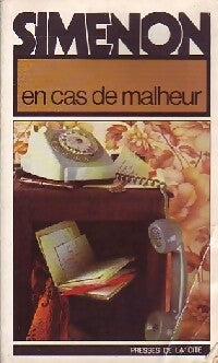 En cas de malheur - Georges Simenon - Romans ; Simenon - 2ème Série - Livre