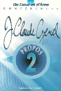 Conférences propos 2 - Jean-Claude Genel - De coeur et dâme - Livre
