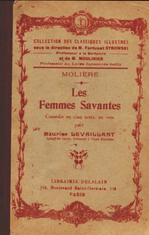 Les femmes savantes - Molière - Classiques illustrés - Livre