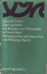 Zur religion und philosophie - Heinrich Heine -  Sammlung insel - Livre