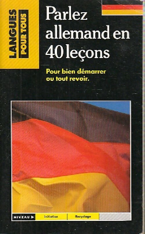 L'allemand en 40 leçons - Jean-Paul Vernon - Pocket - Livre