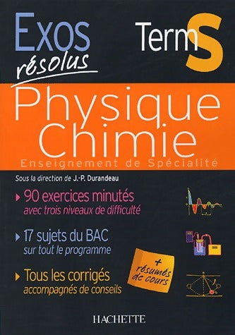 Physique Chimie Terminale S - Collectif - Exos résolus - Livre