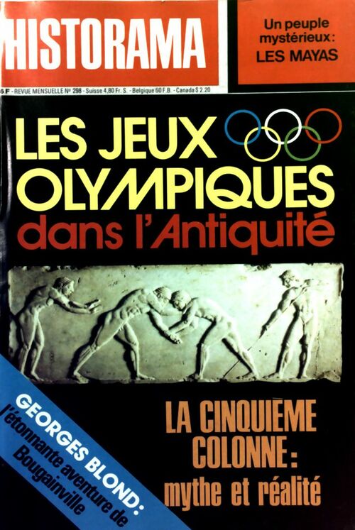 Historama n°298 : Les jeux olympiques dans l'antiquité - Collectif -  Historama - Livre