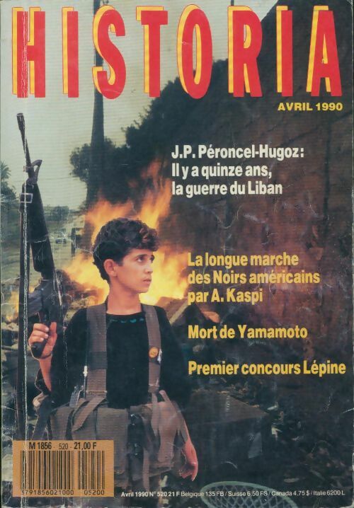 Historia n°520 : Il y a quinze ans, la guerre au Liban - Collectif - Historia - Livre