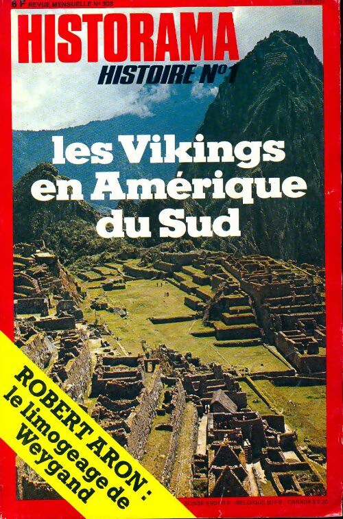 Historama n°308 : Les vikings en Amérique du sud - Collectif - Historama - Livre