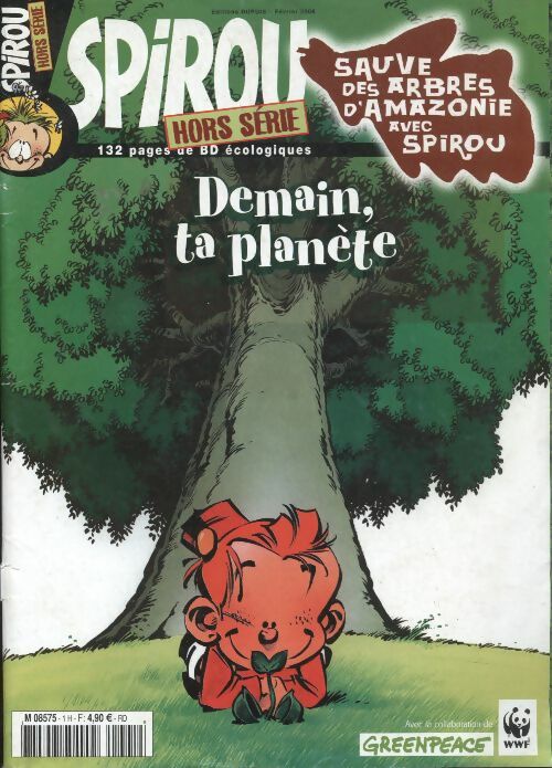 Spirou hors série : Demain, ta planète - Collectif - Spirou - Livre