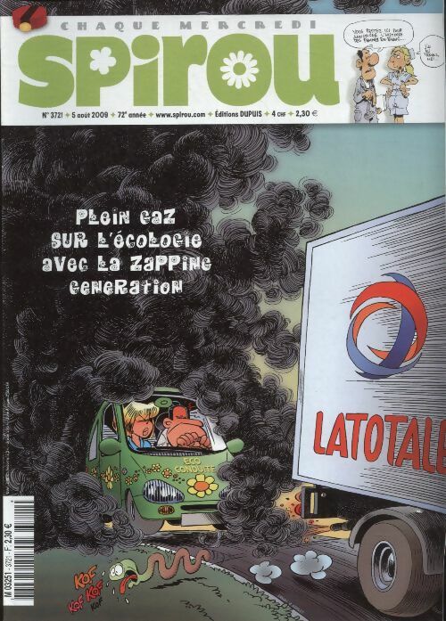 Spirou n°3721 : Plein gaz sur l'écologie avec la zapping génération - Collectif - Spirou - Livre