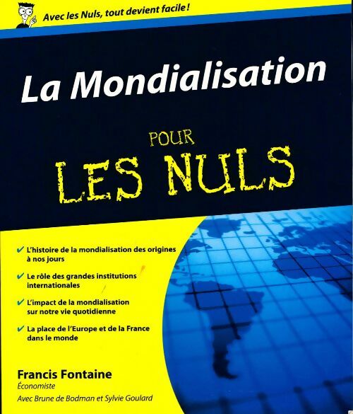 La mondialisation pour les nuls - Francis Fontaine - First GF - Livre