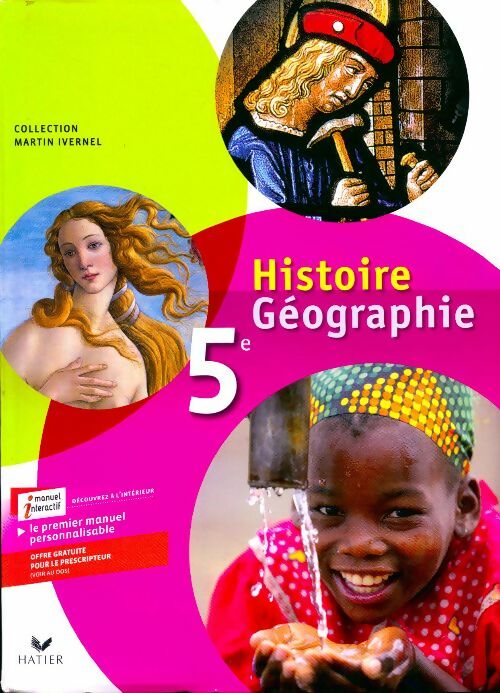 Histoire-géographie 5e - Ivernel - Hatier GF - Livre