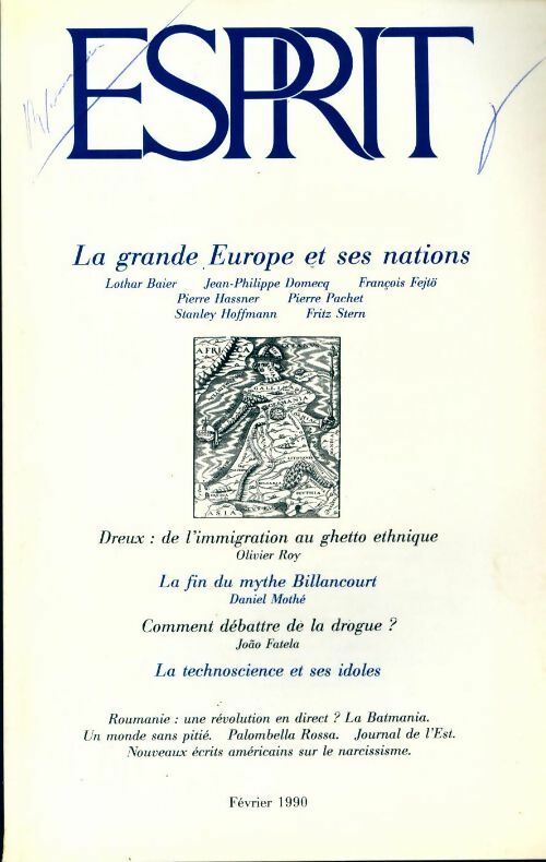 La grande Europe et ses nations - Collectif - Esprit - Livre