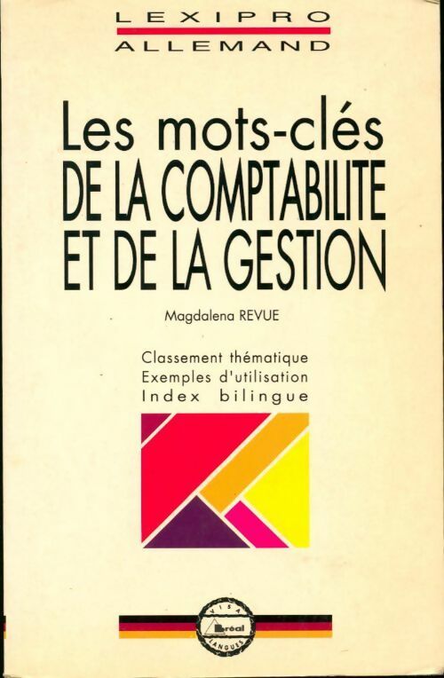 Les mots clés de la comptabilité et de la gestion - Magdalena Revue - Bréal GF - Livre
