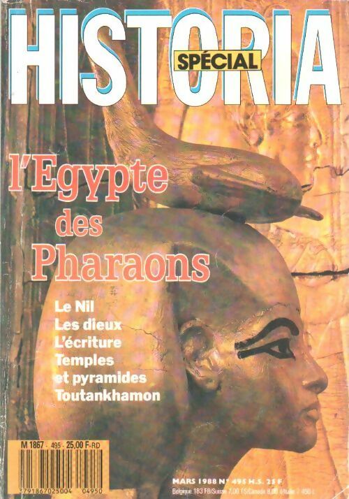 Historia spécial n°495 : l'Egypte des Pharaons - Collectif - Historia - Livre