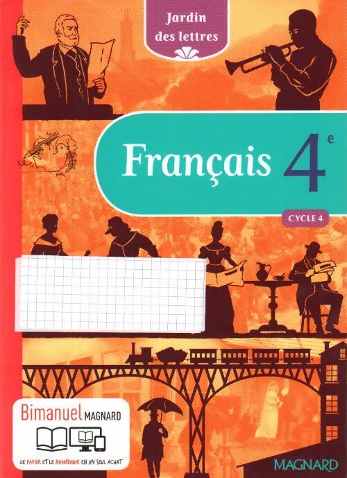 Français 4e cycle 4 - Collectif - Jardin des lettres - Livre