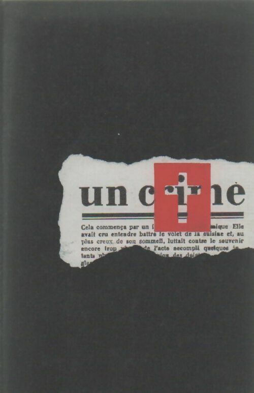 Un crime - Georges Bernanos - Club Français du livre GF - Livre