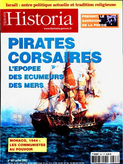 Historia n°667 : Pirates corsaires - Collectif - Historia - Livre