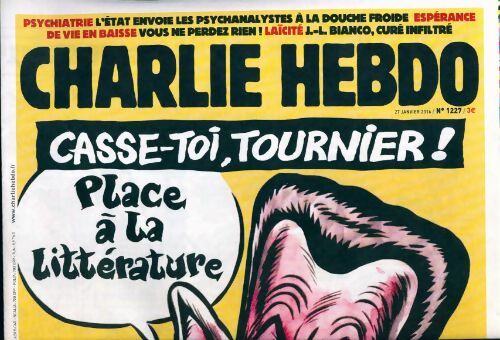 Charlie hebdo n°1227 : Casse-toi, Tournier ! - Collectif - Charlie Hebdo - Livre