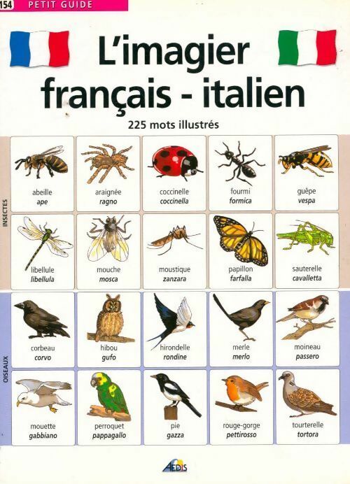 L'imagier français-italien - Collectif - Petit guide - Livre
