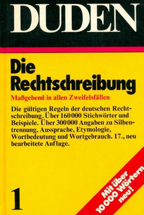 Duden bedeutungswörterbuch Band 1. Rechtschriebung - Collectif - Bibliographisches Institut & FA Brockhaus - Livre