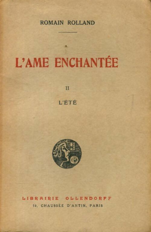 L'âme enchantée Tome II - Romain Rolland - Ollendorff poches divers - Livre