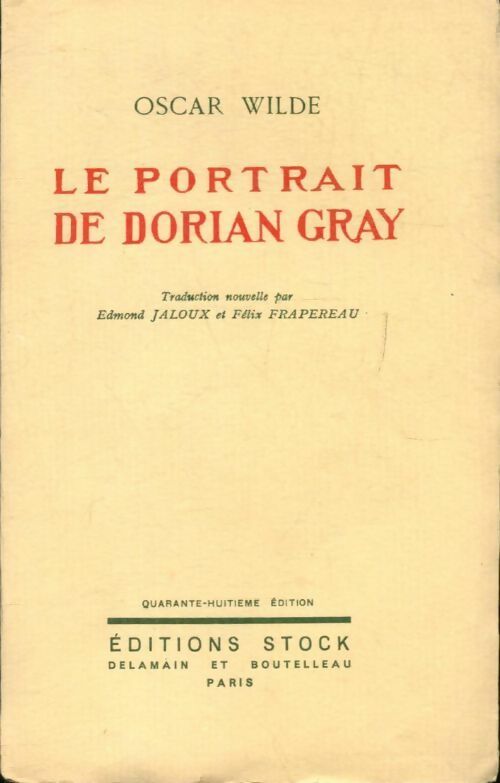 Le portrait de Dorian Gray - Oscar Wilde - Poche Stock divers - Livre