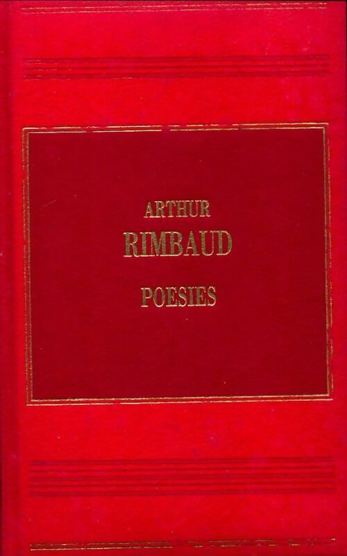 Poésies - Arthur Rimbaud -  Poche relié - Livre