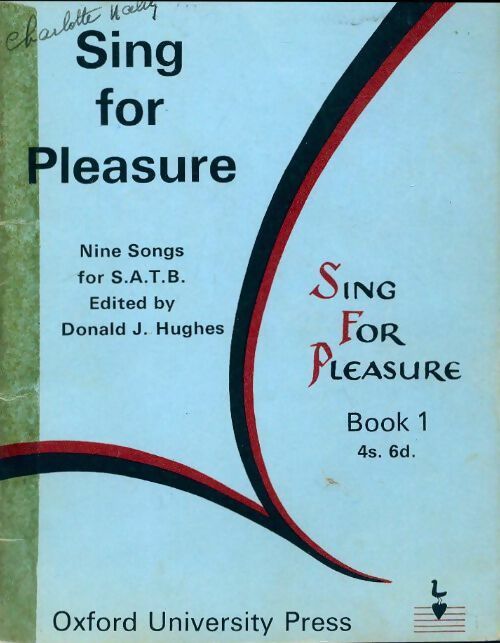 Sing for pleasure book 1 - Collectif - Sing for pleasure - Livre