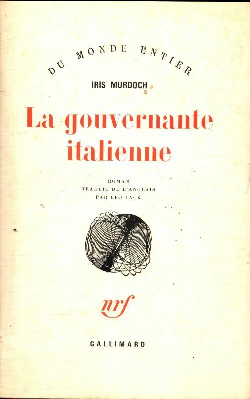 La gouvernante italienne - Iris Murdoch - Du monde entier - Livre