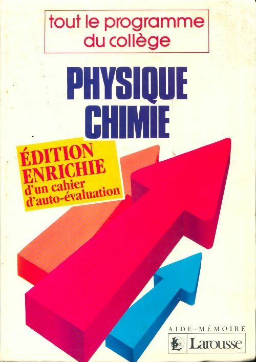 Physique-chimie / tout le programme du collège - Jean-Paul Redon - Larousse GF - Livre
