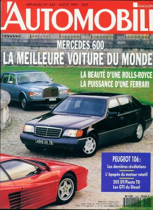 L'automobile magazine n°542 : Mercedes 600 - Collectif - L'automobile magazine - Livre