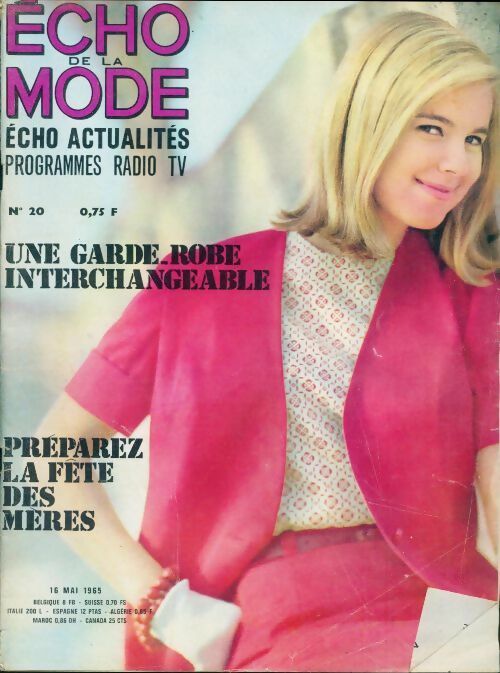 Echo de la mode - éco actualités 1965 n°20 - Collectif - Echo de la mode - écho actualités - Livre
