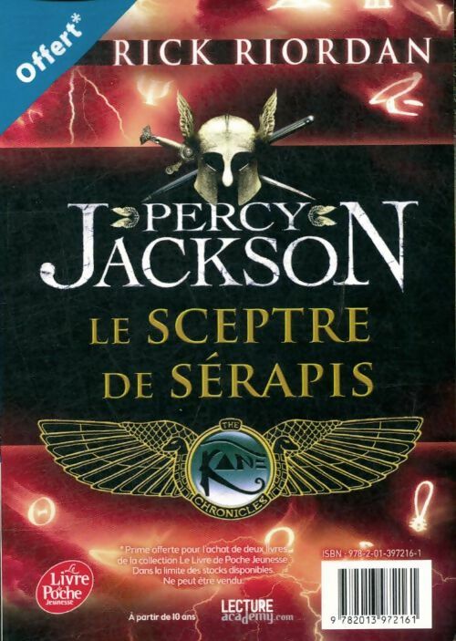 Le fils de Sobek / Le sceptre de Sérapis - Rick Riordan - Le Livre de Poche jeunesse - Livre