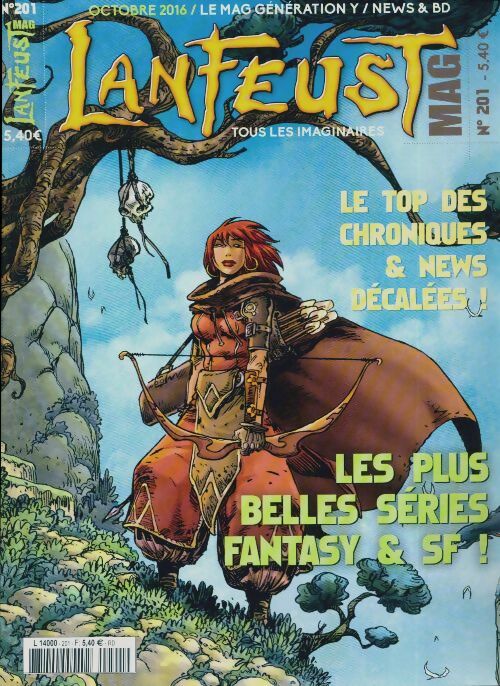 Lanfeust mag n°201 : Les plus belles séries fantasy & SF ! - Collectif - Lanfeust Mag - Livre
