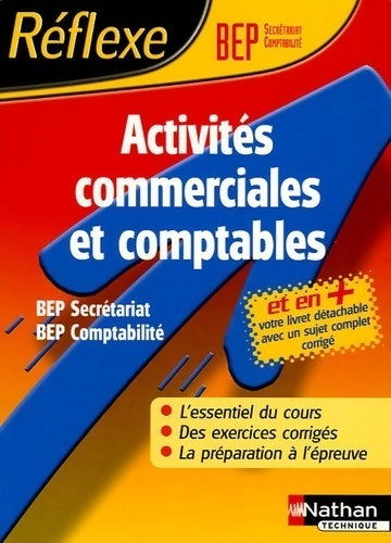 Activités commerciales et comptables BEP - Michel Martin - Réflexe - Livre