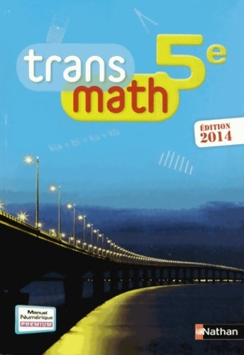 Transmath 5e - Collectif - Transmath - Livre