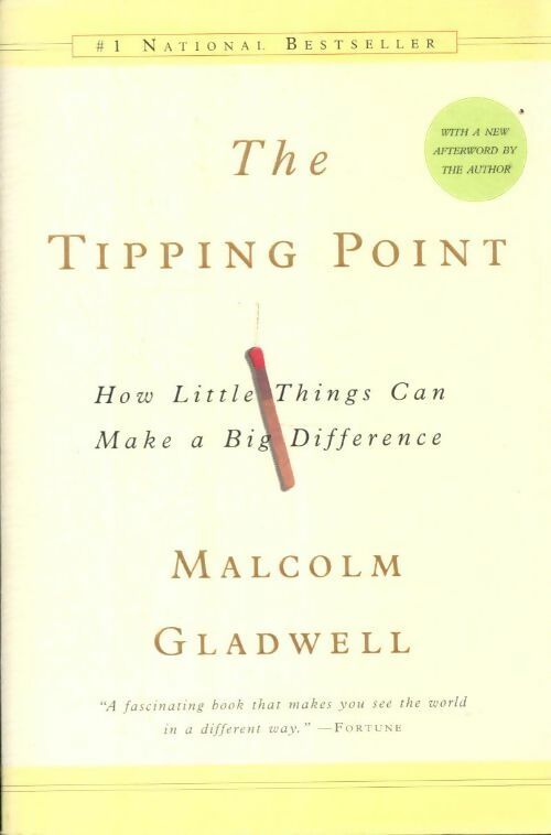 The tipping point. How little things can make a big difference - Malcom Gladwell - Abacus - Livre