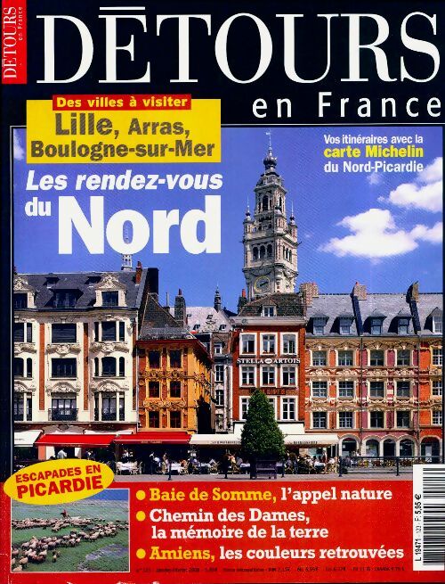 Détours en France n°123 : Les rendez-vous du Nord - Collectif - Détours en France - Livre