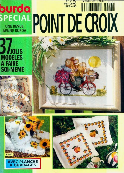 Burda spécial n°497 : Point de croix - Collectif - Burda spécial - Livre