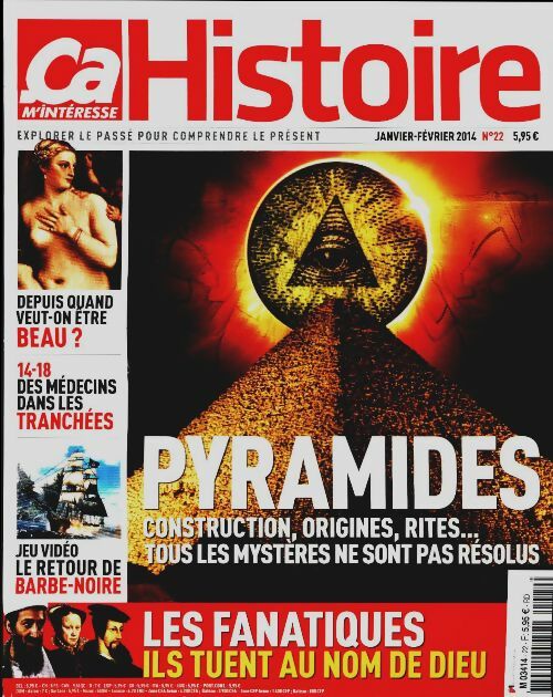 Ca m'intéresse Histoire n°22 : Pyramides - Collectif - Ca m'intéresse Histoire - Livre