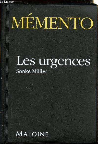 Les urgences - Sonke Muller - Poche Maloine - Livre