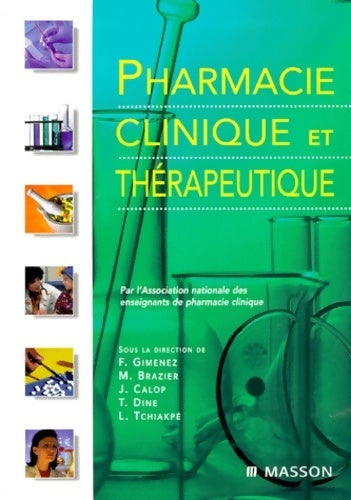 Pharmacie clinique et thérapeutique - F. Gimenez - Masson GF - Livre